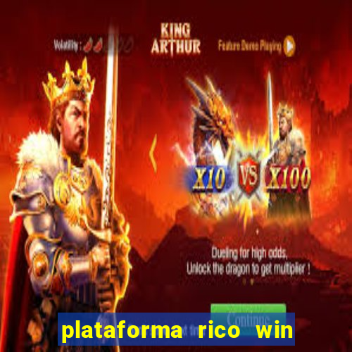 plataforma rico win paga mesmo